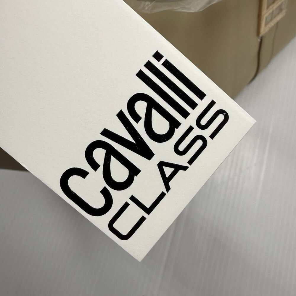 Cavalli Class Sandra Shopper Tote Almond Buff Logo Shoulder Bag Large Neutral - Picture 8 of 13